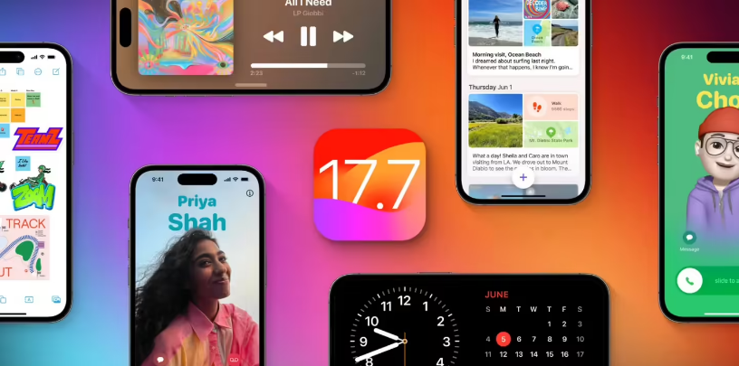 静安苹果手机维修分享苹果 iOS / iPadOS 17.7.1 正式版推送 